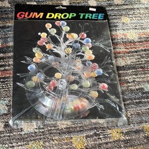 Gum Drop Tree with Clear Candy Holders
